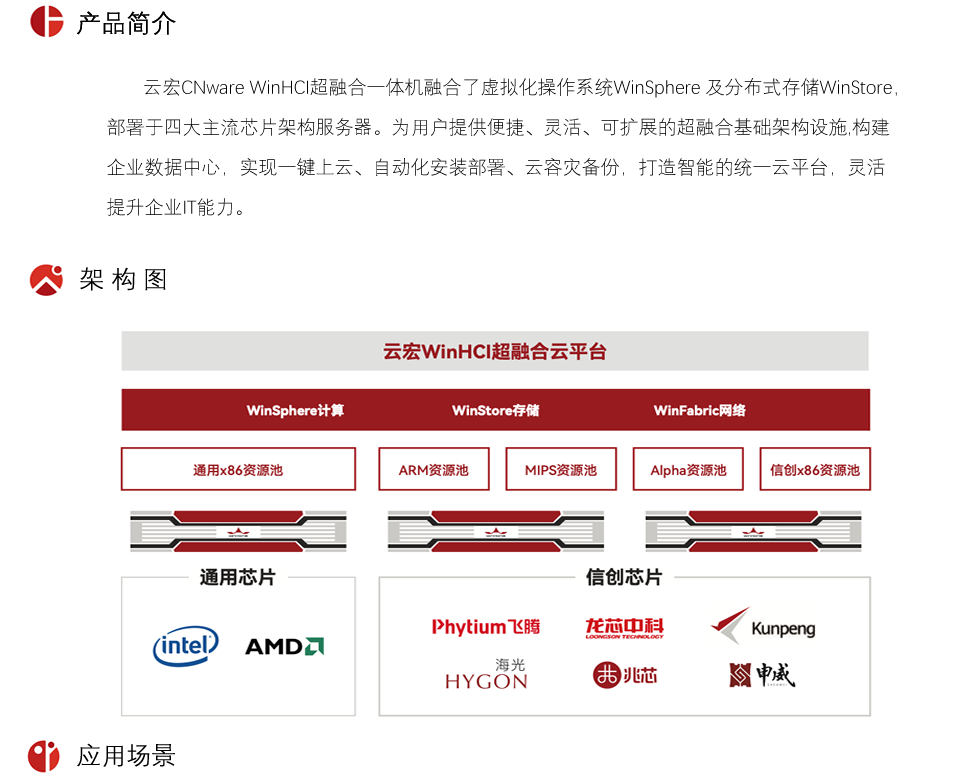 CNware HCI云宏架构图